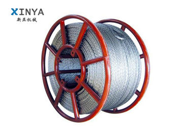 Galvanis baja Anti Putar Wire Rope untuk Transmission Line Stringing