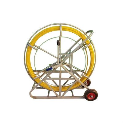 Kekuatan tarik tinggi Fiberglass Cable Duct Rodder dengan lapisan pelindung halus untuk menarik kabel fleksibel dalam tikungan