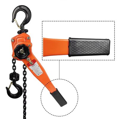 Heavy-Duty VA Type Manual Ratchet Lever Hoist dengan beban nominal 1T dan ketinggian angkat 1,5m - Blok rantai yang dioperasikan dengan tangan