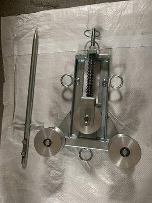 Blok Katrol Grounding Roda Tiga dengan Bahan Aluminium dan Diameter Katrol 60-75mm untuk Penggantungan Kabel Pembumian