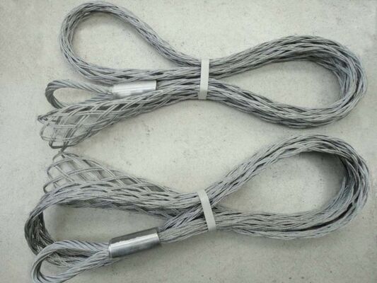 10kN Nominal Load Wire Mesh Grip Cable Sock 2m Panjang untuk 10-25mm OPGW Kabel