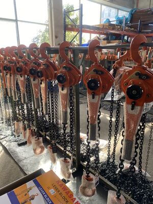 1.5m Manual Lever Chain Hoist 1 Ton Kapasitas Heavy Duty Hand Pull Lifting Tool untuk Industrial Rigging